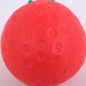 Squeeze flour strawberries