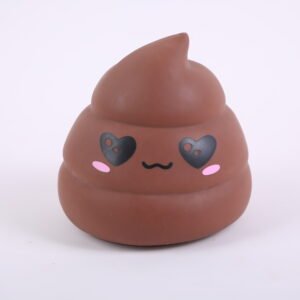 squeeze the stool and pinch it