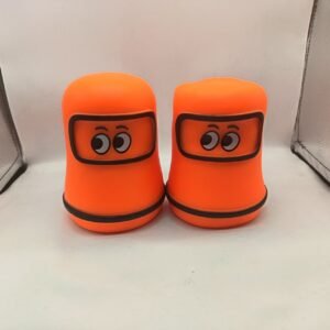 Squeeze the trash can