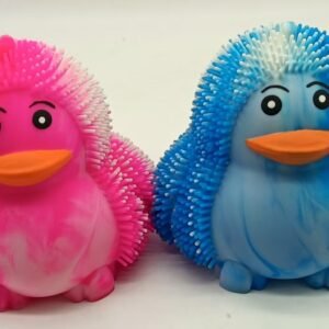 Squeeze the tie-dye penguin