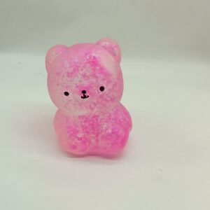 The little bear is happy