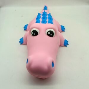 Squeeze the flour crocodile